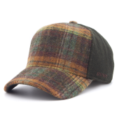 Бейсболка Stetson - Trucker Cap Wool Check (brown)