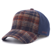 Бейсболка Stetson - Trucker Cap Wool Check (navy/biege)