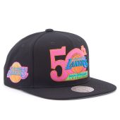 Бейсболка Mitchell & Ness - Summer Nights Snapback NBA Los Angeles Lakers (black)