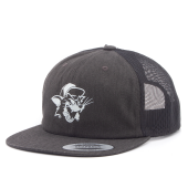 Бейсболка Capandcap Bros - Bad Cat Denim Trucker (black)