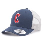 Бейсболка Capandcap Bros - Сapital Letter Trucker (navy/silver)