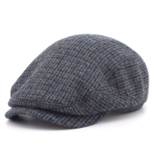 Кепка Stetson - Driver Cap Harris Tweed (grey/blue)