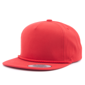 Бейсболка Flexfit - 6002 5 Panel Snapback (red)