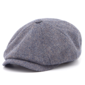 Кепка Stetson - Hatteras Wool Herringbone (blue/beige)