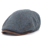 Кепка Stetson - Kent Virgin Wool Harris Tweed (blue/green)