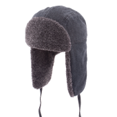 Шапка-Ушанка Stetson - Bomber Cap Denim Garage Theme (black)