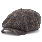 Кепка Wigens - Newsboy Retro Cap (brown navy)