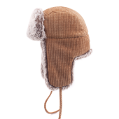 Шапка-Ушанка Stetson - Bomber Cap Corduroy Jersey (beige)