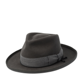 Шляпа Stetson - Fedora Furfelt (charcoal)