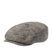 Кепка Stetson - 8-Panel Cap Silk/Linen Hereringbone (grey)