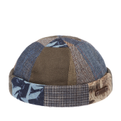 Докерка Stetson - Шапка STETSON арт. 8823907 DOCKER PATCHWORK BARISTA (коричневый / синий) {62}