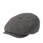 Кепка Stetson - Hatteras Herringbone Harris Tweed (grey)