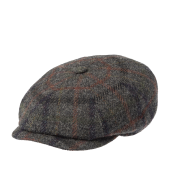Кепка Stetson - Hatteras Check Harris Tweed (green/brown)