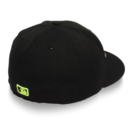 Закрытая кепка. Бейсболка New era Green Black. Кепка New era 59fifty MLB черно зеленая.