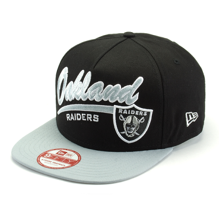 oakland raiders script snapback