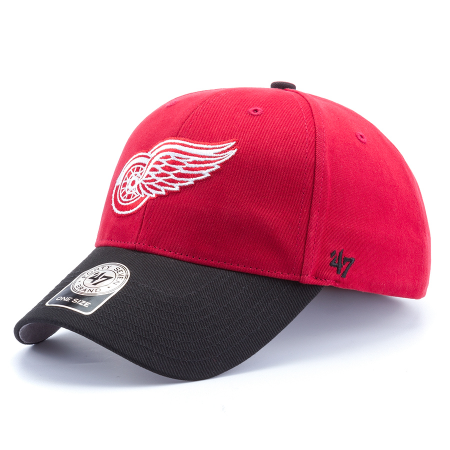 Бейсболка 47 brand. Бейсболка Detroit Red Wings. Кепка Red Wings Hockey. Бейсболка 47. Черная кепка с красным козырьком.