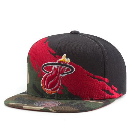 camo miami heat hat