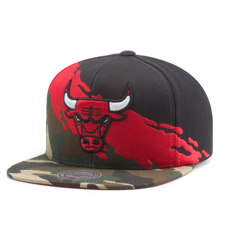 chicago bulls paintbrush snapback