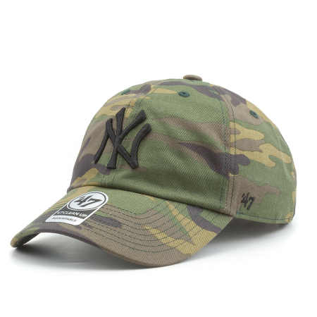 yankees camo fitted hat