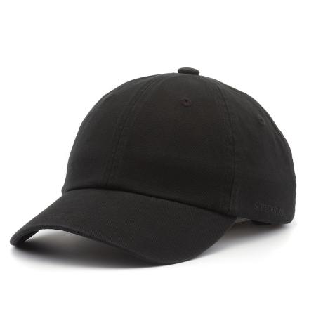 Stetson Baseball Cap Cotton (black 