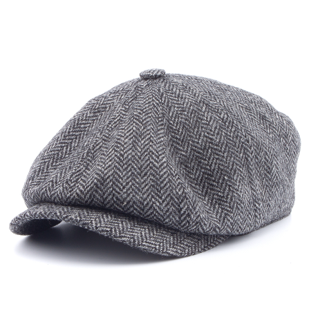 Кепка Lierys 8-Panel Wool Flat Cap (grey) - купить в интернет магазине capandcap.ru | Capandcap - магазин бейсболок и кепок Stetson, Herman, Goorin Bros., Caps Lab, American Needle, New Era, Mitchell & Ness, 47 Brand