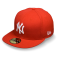 Бейсболка New Era - New York Yankees Basic (scarlet/white) 59FIFTY