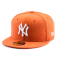 Бейсболка New Era - New York Yankees Basic (burnt orange/white) 59FIFTY