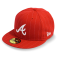 Бейсболка New Era - Atlanta Braves Basic Pinstripe (scartlet/white) 59FIFTY