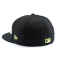 Бейсболка New Era - New York Yankees Basic (black/cyber green) 59FIFTY