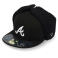 Бейсболка-Ушанка New Era - Atlanta Braves DWR Basic Dog Ear (black/white) 59FIFTY