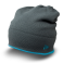 Шапка New Era - Two Bar Knit (dark grey/vice blue)