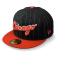 Бейсболка New Era - Chicago White Sox Pin Script (black/scarlet) 59FIFTY
