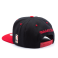 Бейсболка Mitchell & Ness - Chicago Bulls Black Crown Red Visor Snapback