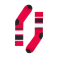 Носки Mitchell & Ness - M&N Tube Socks (red/black)