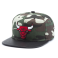 Бейсболка Mitchell & Ness - Chicago Bulls Lather Visor Woodland Camo Snapback