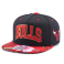 Бейсболка Mitchell & Ness - Chicago Bulls Tropical Team Colour Visor Snapback (gold/red)