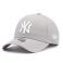 Бейсболка New Era - New York Yankees League Essential 9Forty Adjustable (grey/white)