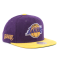 Бейсболка Mitchell & Ness - Sueduroy Snapback NBA Los Angeles Lakers (purple)
