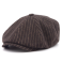 Кепка Stetson - 8-Panel Cap Woolen Stripe (dark brown/beige)