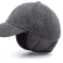 Бейсболка Lierys - Baseball Cap Wool (dark grey)