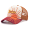 Бейсболка Stetson - Rising Sun Trucker Cap (beige/orange-red)