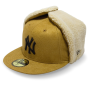 Бейсболка-Ушанка New Era - New York Yankees Trade Up (khaki/brown)