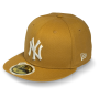 Бейсболка New Era - New York Yankees Basic (wheat/white) 59FIFTY Kid's