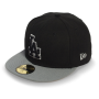 Бейсболка New Era - Los Angeles Dodgers Moncol (balck/storm gray/gray) 59FIFTY