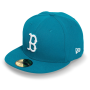 Бейсболка New Era - Boston Red Sox Basic (aqua/white) 59FIFTY