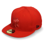Бейсболка New Era - New York Yankees Multi Out (scarlet/black) 59FIFTY