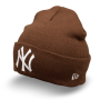 Шапка New Era - New York Yankees Rockland Basic (brown/white)
