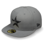 Бейсболка New Era - Houston Astros Basic (storm gray/graphite) 59FIFTY