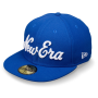 Бейсболка New Era - NE Script (royal) 59FIFTY