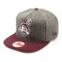 Бейсболка New Era - Cleveland Indians Tweed Snap (maroon) 9FIFTY A-Frame